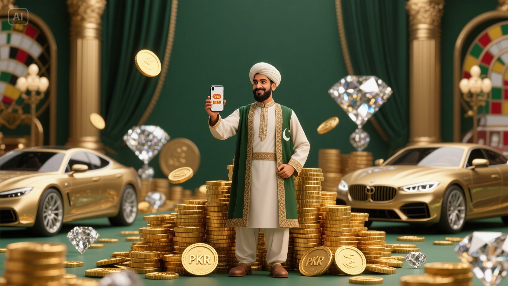 Casino PlayToWin desktop and mobile interfaces